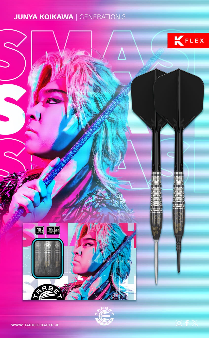 【マラソン期間P10倍×各種クーポンあり！】TARGET PRIME SERIES ZENITH G1 90% 2BA Tung  Sukモデル（ターゲット プライムシリーズ ゼニス ジェネレーションワン 2BA ソフトチップ タングステンダーツ バレル 矢 トン・サク チェン  ホートン Ching 